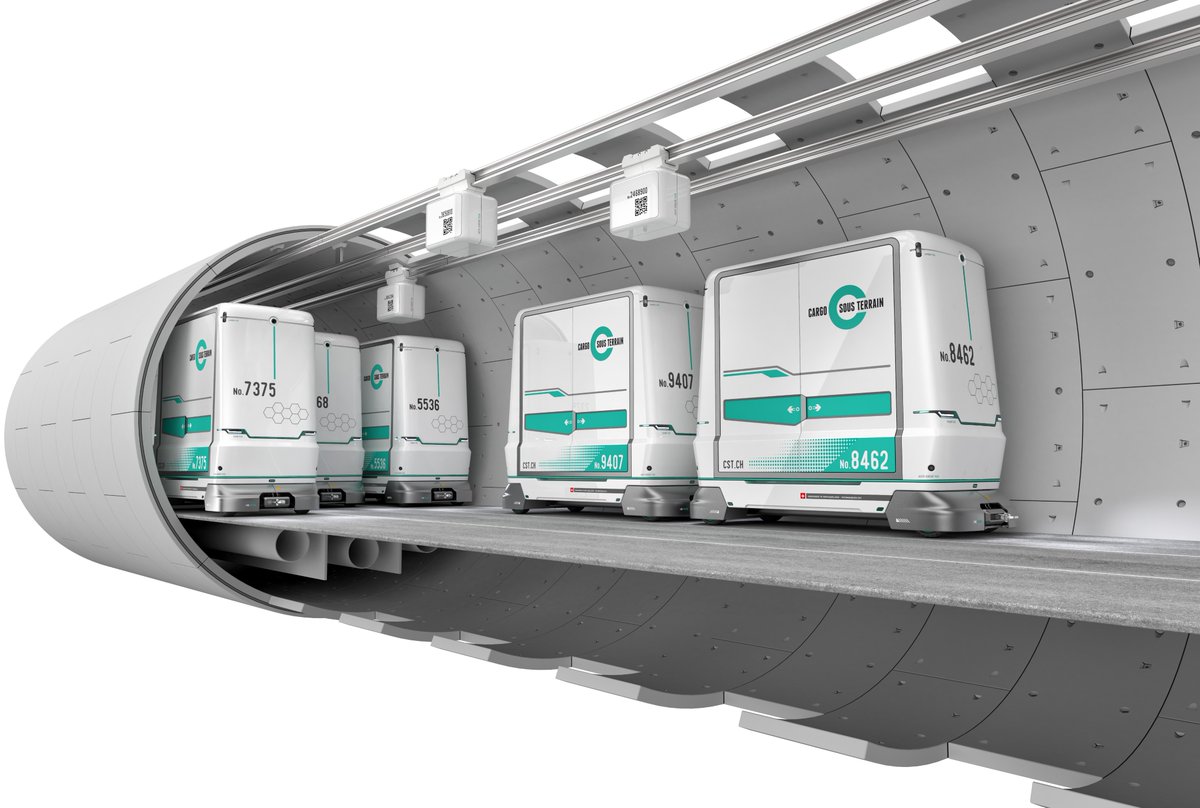 Швейцария планирует реализовать систему Cargo sous terrain