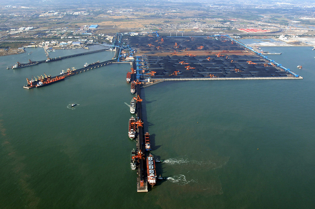 Грузооборот порта в Китае